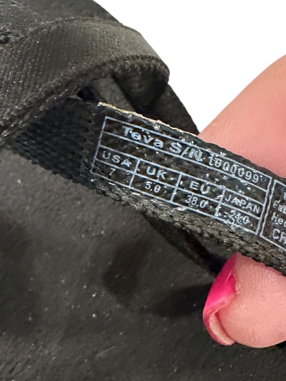 TEVA  Women's Mush Mandalyn Wedge Ola Sandals Shoes Black Size 7 - Picture 7 of 7